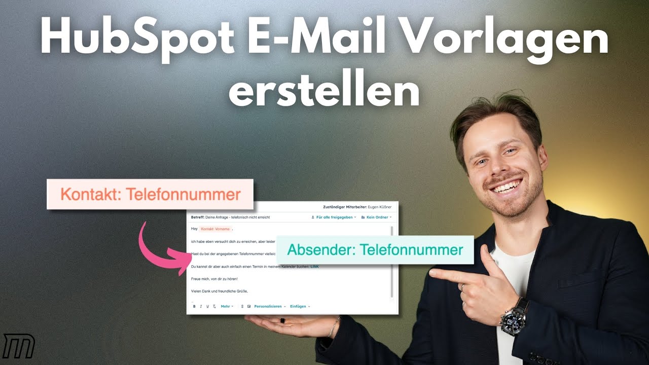 HubSpot Vorlagen erstellen: E-Mail-Templates mit Personalisierung für Sales & Support