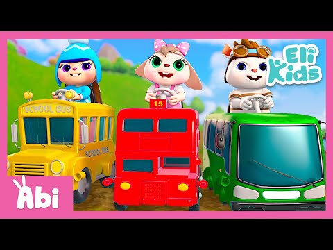 Toy Bus | 10 Little Buses #2 | Eli Kids Songs & Nursery Rhymes