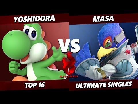Kagaribi 11 - Yoshidora (Yoshi) Vs. MASA (Falco) Smash Ultimate - SSBU