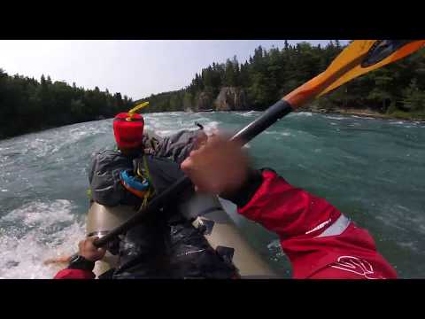 Packrafting Alaska - Running Rapids on the Kenai River Alaska - Guide Kyle McDowell