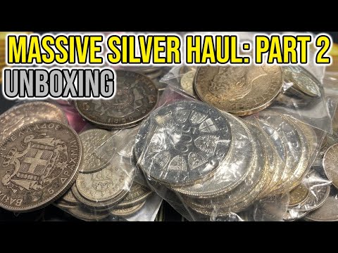 Unboxing The Silver Mega-Collection: Large World Silver Coins (& Great Countries) - Part 2