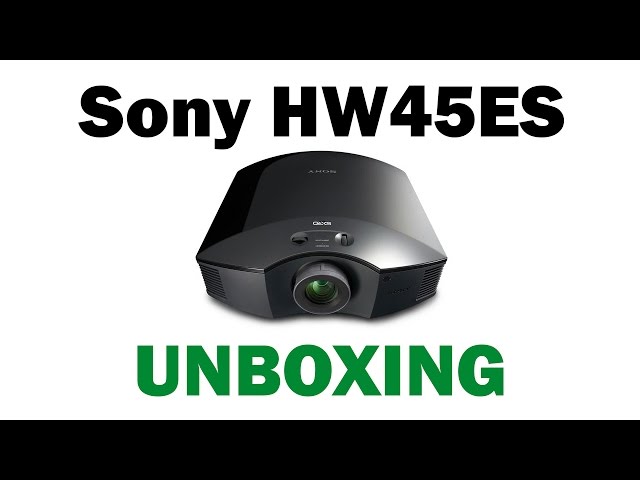 Video Teaser für Sony HW45ES HD Projector - Quick Unboxing