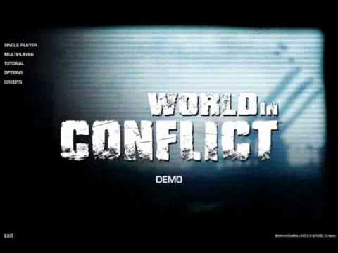 World in conflict SOUNDTRACK in main menu