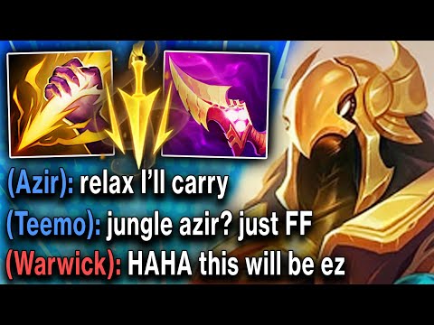 Everyone laughed at me for picking Azir Jungle... I proved them all wrong