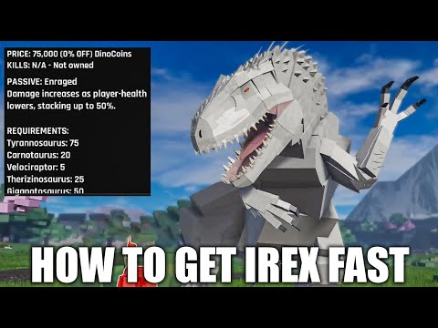 Jurassic Blocky FASTEST WAY To Get INDOMINUS REX - Roblox Guide