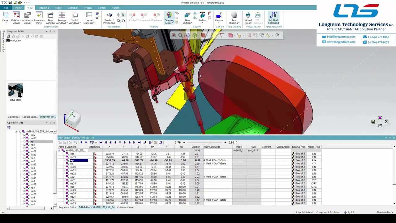 Tecnomatix Process Simulate Essentials - Detect and Correct Collisions