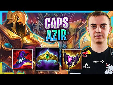 CAPS BRINGS BACK WITH AZIR! | G2 Caps Plays Azir Mid vs Annie!  Season 2023