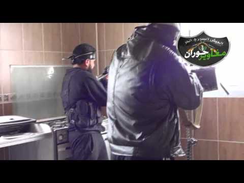 استهداف قوات النظام في الكتيبة 49 دفاع جوي الواقعة بين بلدتي علما وخربة غزالة في ريف درعا