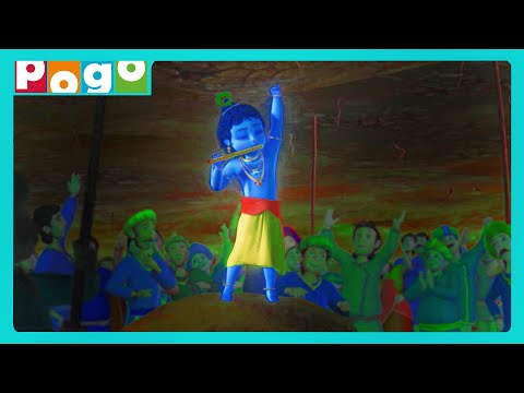 Little Krishna 🪈| Pure Heart, Playful Spirit! 😍| Best Animations 😆| Kids Stories | @PogoChannel