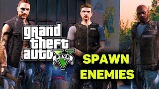 HOW to Spawn Enemies VERSION 2 - PS4/Xbox One/PC (GTA 5)