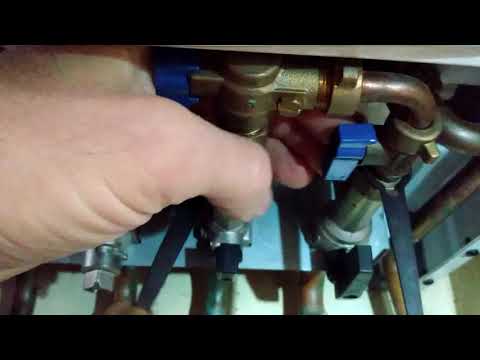 How to top up water pressure on Baxi Combi Boiler