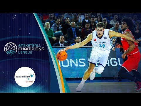 Kyle Wiltjer (33 PTS/10 REB) showed off for Türk Telekom vs. Filou Oostende!