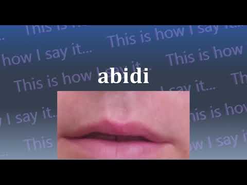 This is How I Say...abidi