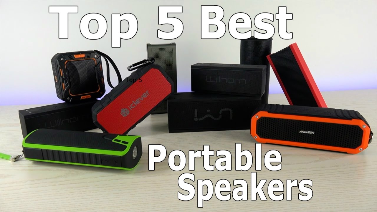 Top 5 Best Portable Speakers Review + Giveaway with 10 Winners!