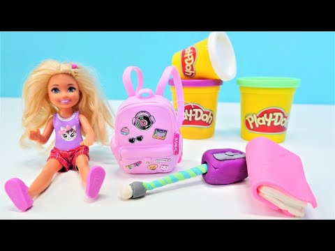 Schulsachen aus Play Doh Knete. Basteln für Kinder. Spielspaß in der Play Doh Schule