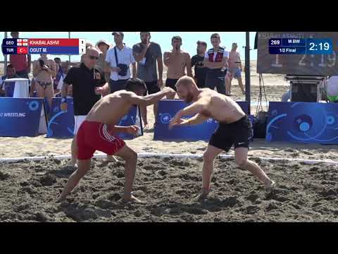 1/2 Men's BW - 70 kg: K. KHABALASHVIL (GEO) v. M. OGUT (TUR)