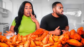 Eating The World's HOTTEST Wings Challenge