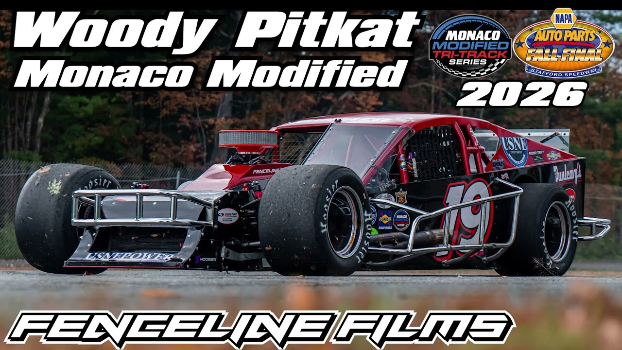 Woody Pitkat Monaco Tri Track Modified Napa Auto Parts Fall Final Stafford Speedway 2026