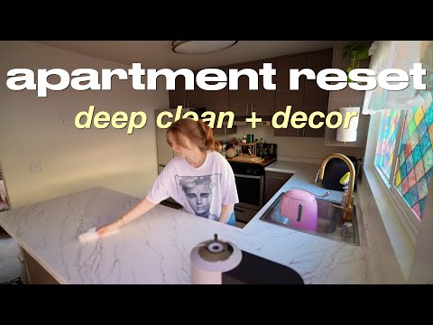 MAJOR NEW YEAR APARTMENT RESET | deep cleaning, organizing, & redecorating