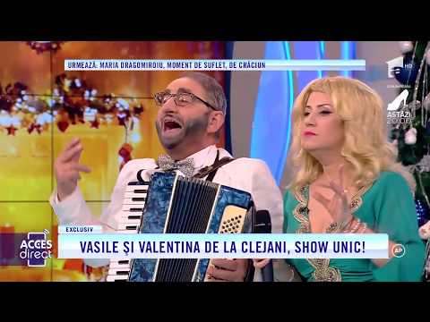 Vasile Muraru şi Valentina Fătu de la Clejani, show unic! Moment umoristic