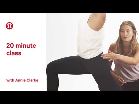 Yoga for Beginners | 20 Minute Class with Annie Clarke | lululemon