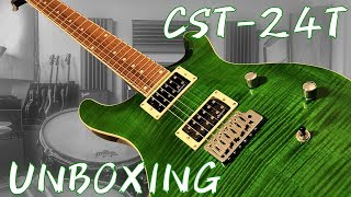 Video thumbnail for Harley Benton CST-24T Emerald Flame (green) Unboxing Guitar by NipponTAB - Bass & Guitar Tabs