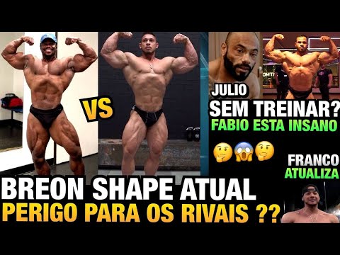 BREON AMEAÇA RAMON, URS E RUFF ?? (SHAPE ATUAL) - BALESTRIN SEM TREINAR ? + FABIO JUNIO INCRIVEL