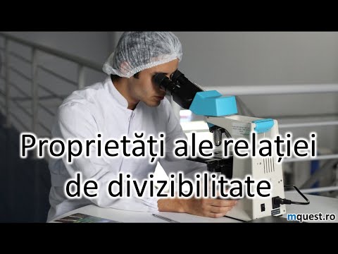 Proprietati ale divizibilitatii, clasa a VI-a