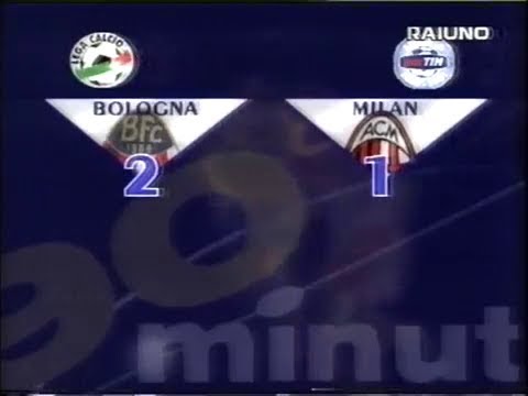 2000-01 (2a - 15-10-2000) Bologna-Milan 2-1 [Bia,Shevchenko,Piacentini] Servizio 90°Minuto Rai1