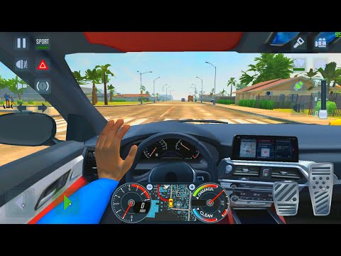 BMW X6 RICH UBER DRIVER - City Car Driving Games Android iOS - Taxi Sim 2020 Gameplay
