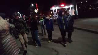 Christmas tree lighting festival.