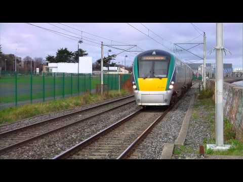 22000 class DMU 22204 heading Southbound to Blackrock, Dublin