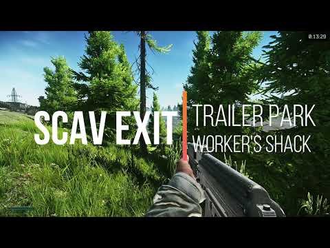 Trailer Park Worker's Shack - Scav Exit Customs - Escape From Tarkov