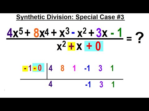 Algebra Ch 50 Synthetic Division 1 of 16 What is Synthetic Division