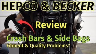 Review of Hepco & Becker C-Bow Side Carriers, Bags, & Crash Bars | Legacy Courier Bag Quality Issue?