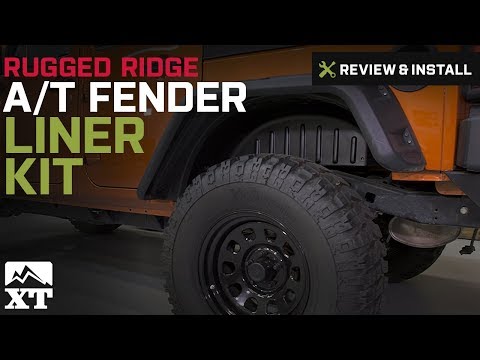 Wrangler Rugged Ridge A/T Fender Liner Kit, 4 Pieces w/ Hardware (2007-2017 JK) Review & Install