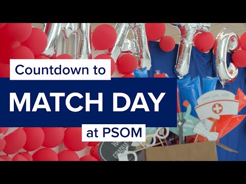 Countdown to Match Day at PSOM