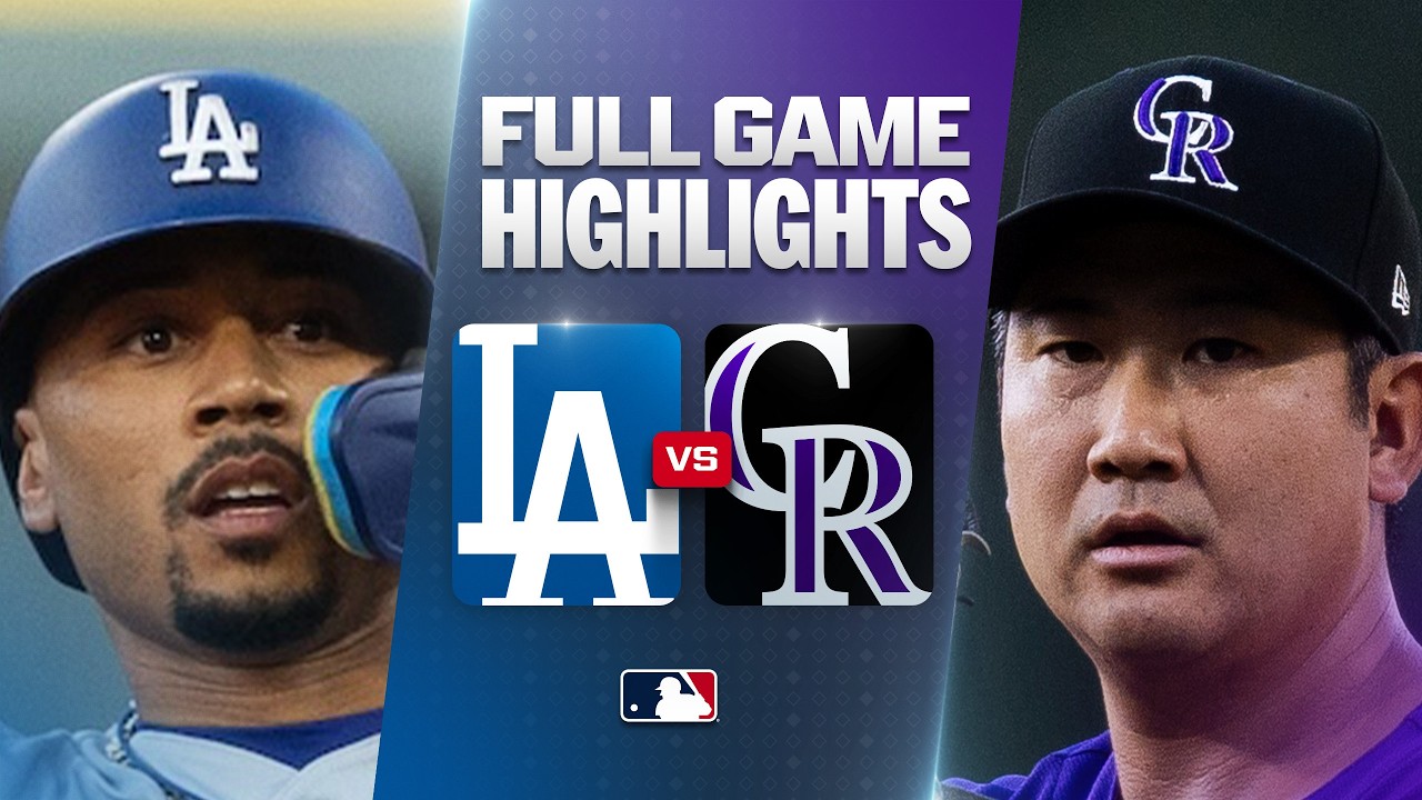 8월18일 LA다저스 콜로라도 MLB 하이라이트
