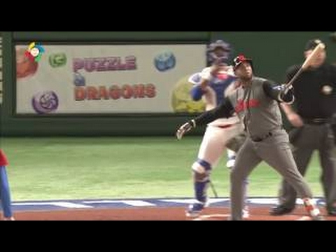 Wladimir Balentien's three run homer Netherlands vs Cuba March 15 ,2017