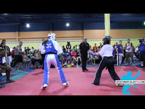 Addison Newberg v Amelie Chatelaln - Women's Sparring - US Open 2015