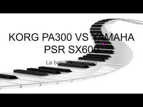 Korg PA300 vs Psr SX600