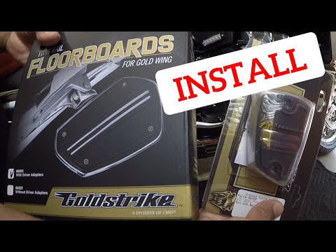 2022 Honda Goldwing Floorboards & Brake Pedal Cover GOLDSTRIKE
