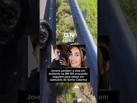 Os jovens Cristhian Bittencourt e Maria Eduarda M , naturais de Tubarão, foram identificados com