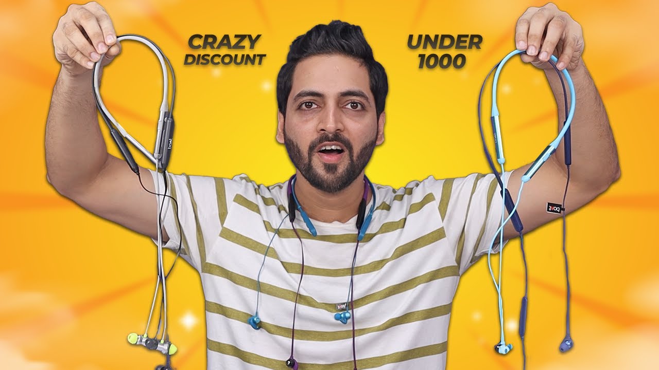 Crazy Deals On boAt Neckband Earphones Under ₹1000 Only !