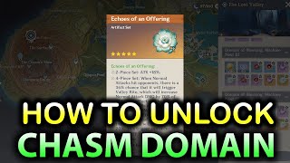 How to Unlock The Lost Valley (Ayato & Xiao Domain in Chasm)