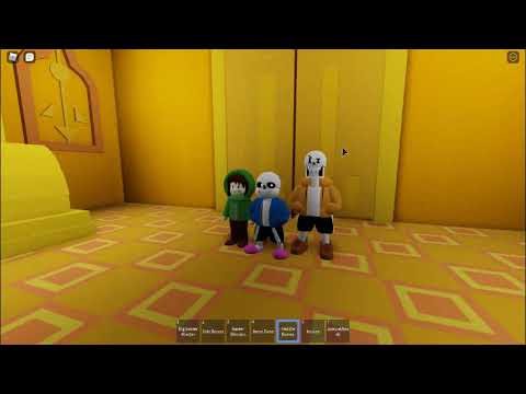 Roblox Bad Time Trio Sans vs Chara