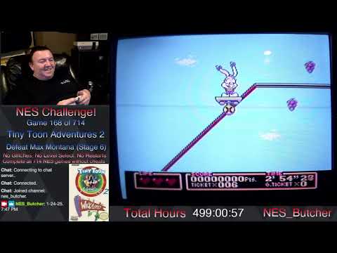 NES Challenge - Tiny Toons 2: Adventures in Wackyland in 1:16:58 [168/714]