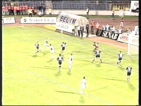 Partizan Belgrad-Djurgårdens IF CL Kval match1 2003- SVT