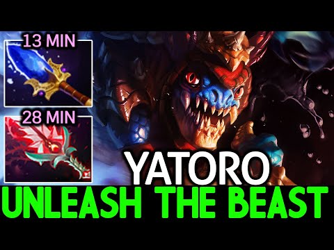 YATORO [Slark] Unleash the Beast 13 Min Scepter Build Dota 2