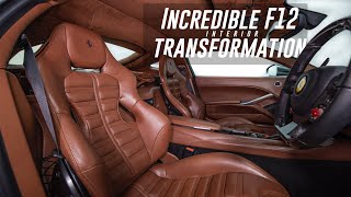 Incredible Ferrari F12 Interior Transformation!